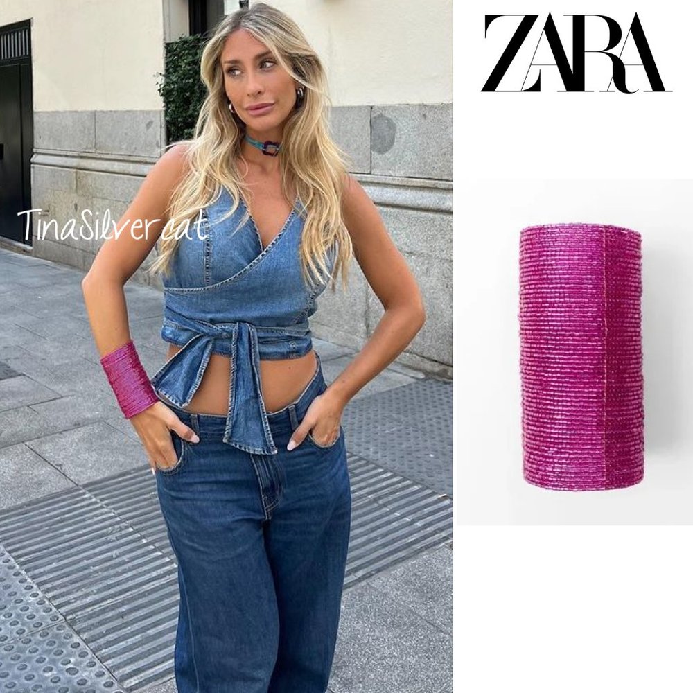 BLOGGER'S FAVE! Zara Bracelet Barbie Pink NWT